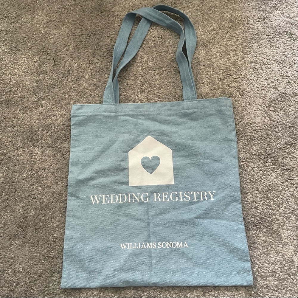 NWOT Williams Sonoma Blue Tote Bag